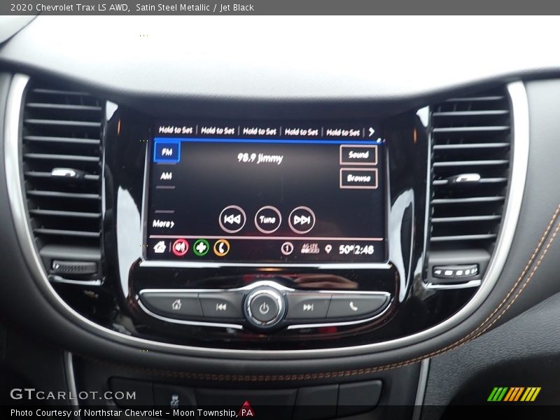 Satin Steel Metallic / Jet Black 2020 Chevrolet Trax LS AWD