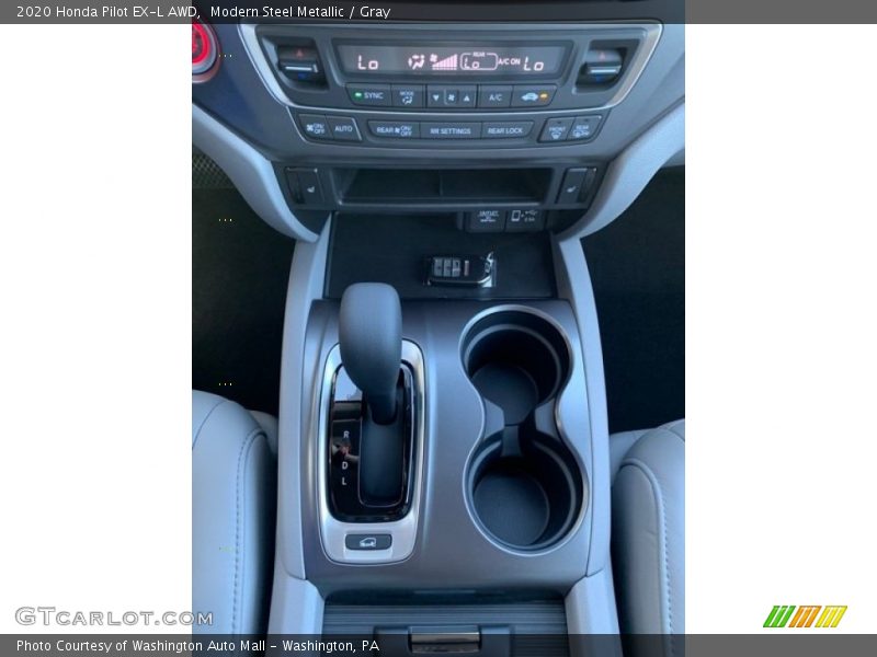 Modern Steel Metallic / Gray 2020 Honda Pilot EX-L AWD