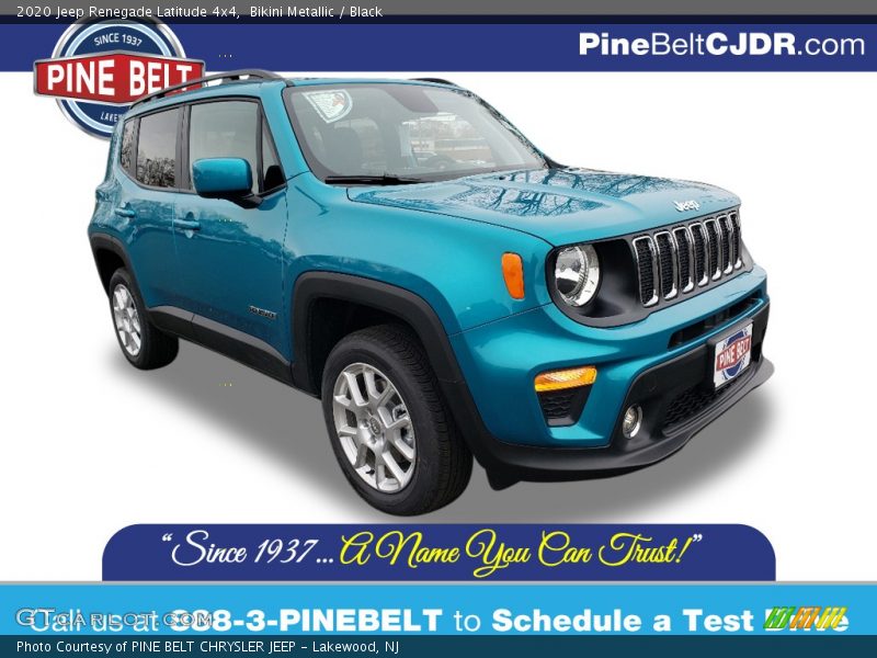 Bikini Metallic / Black 2020 Jeep Renegade Latitude 4x4