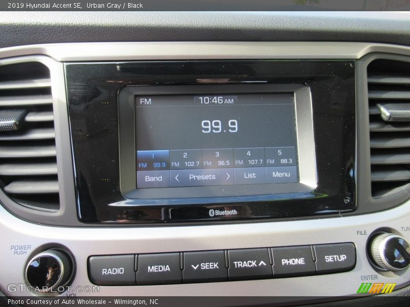 Urban Gray / Black 2019 Hyundai Accent SE