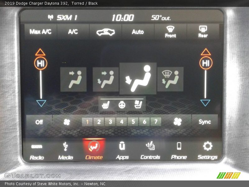 Controls of 2019 Charger Daytona 392