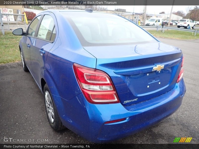 Kinetic Blue Metallic / Jet Black/Dark Titanium 2020 Chevrolet Sonic LS Sedan