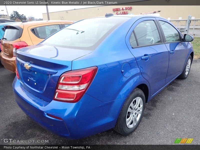 Kinetic Blue Metallic / Jet Black/Dark Titanium 2020 Chevrolet Sonic LS Sedan