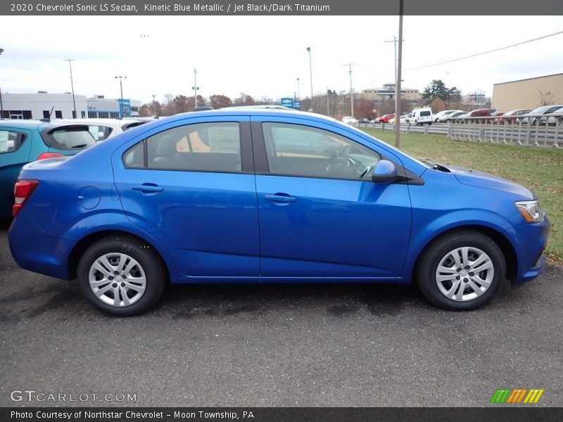 Kinetic Blue Metallic / Jet Black/Dark Titanium 2020 Chevrolet Sonic LS Sedan