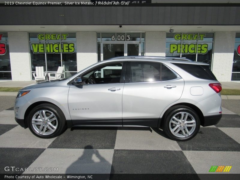 Silver Ice Metallic / Medium Ash Gray 2019 Chevrolet Equinox Premier