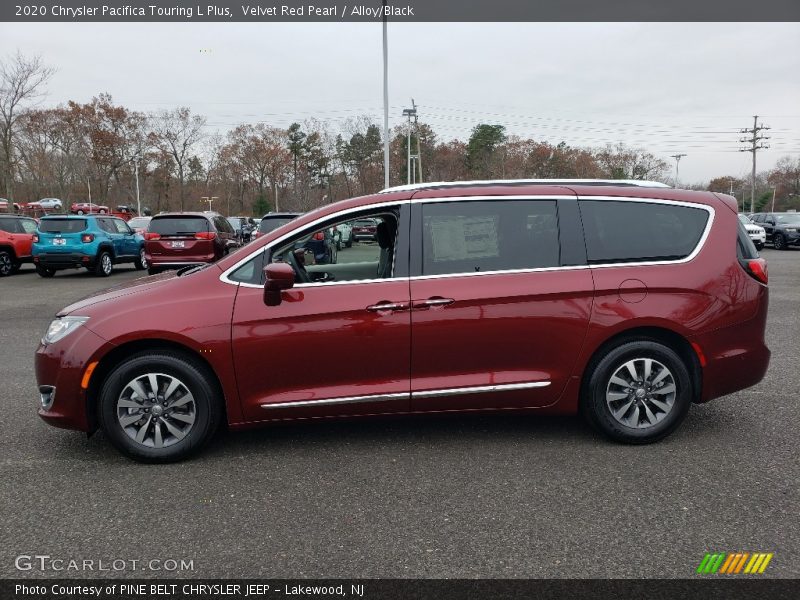 Velvet Red Pearl / Alloy/Black 2020 Chrysler Pacifica Touring L Plus