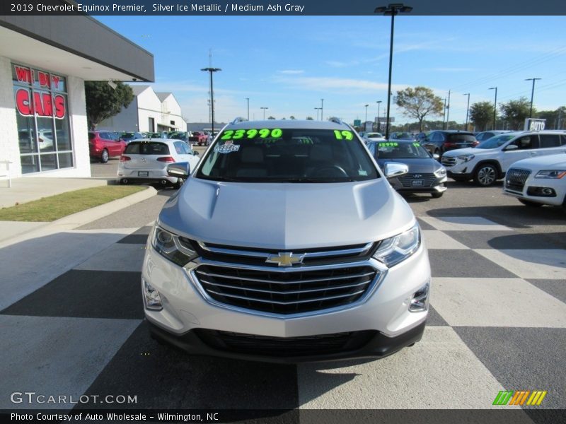 Silver Ice Metallic / Medium Ash Gray 2019 Chevrolet Equinox Premier