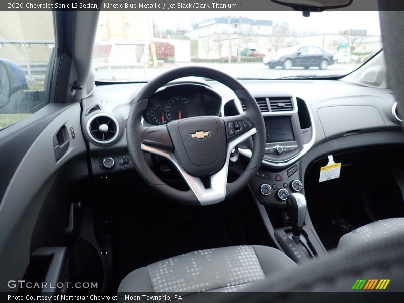 Kinetic Blue Metallic / Jet Black/Dark Titanium 2020 Chevrolet Sonic LS Sedan