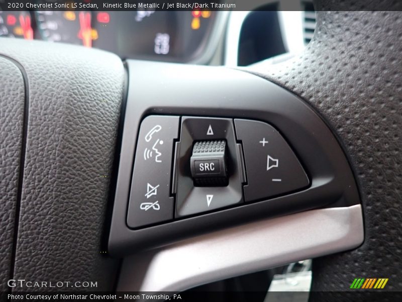 Kinetic Blue Metallic / Jet Black/Dark Titanium 2020 Chevrolet Sonic LS Sedan