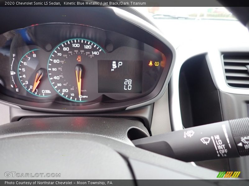 Kinetic Blue Metallic / Jet Black/Dark Titanium 2020 Chevrolet Sonic LS Sedan