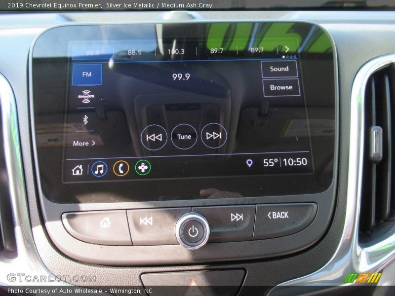 Silver Ice Metallic / Medium Ash Gray 2019 Chevrolet Equinox Premier