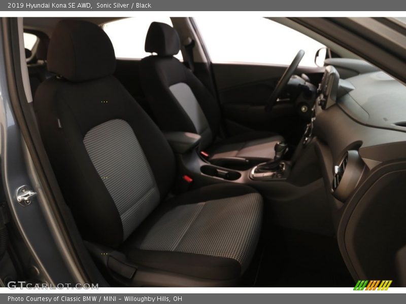 Sonic Silver / Black 2019 Hyundai Kona SE AWD