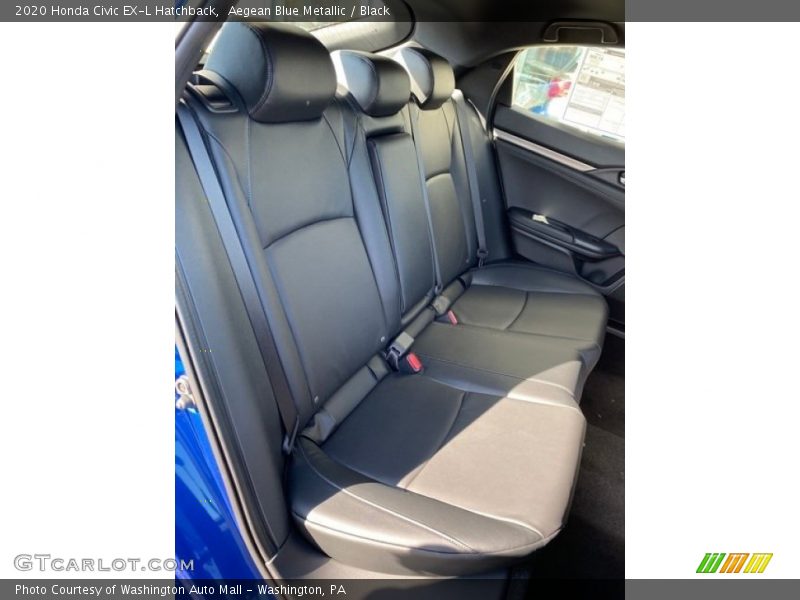 Aegean Blue Metallic / Black 2020 Honda Civic EX-L Hatchback