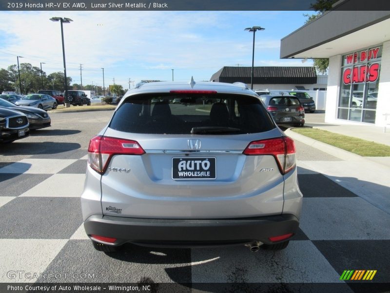 Lunar Silver Metallic / Black 2019 Honda HR-V EX AWD