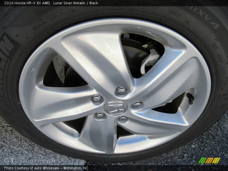 Lunar Silver Metallic / Black 2019 Honda HR-V EX AWD