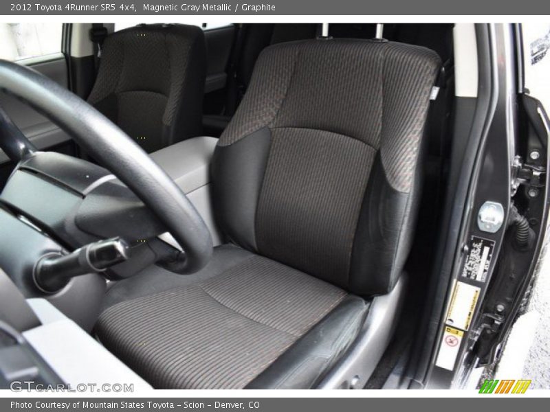 Magnetic Gray Metallic / Graphite 2012 Toyota 4Runner SR5 4x4