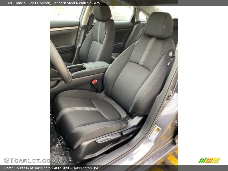 Modern Steel Metallic / Gray 2020 Honda Civic LX Sedan