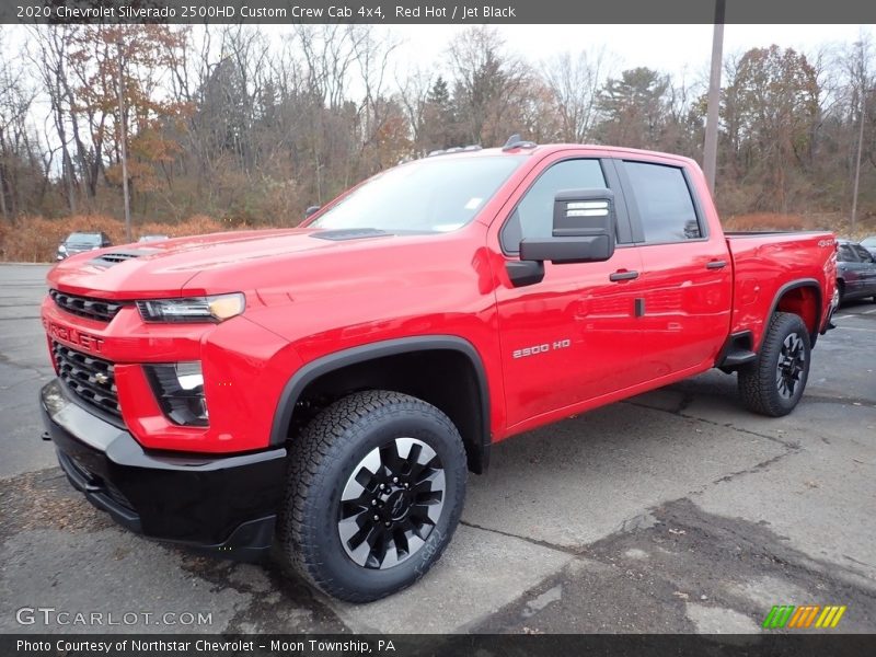 Front 3/4 View of 2020 Silverado 2500HD Custom Crew Cab 4x4