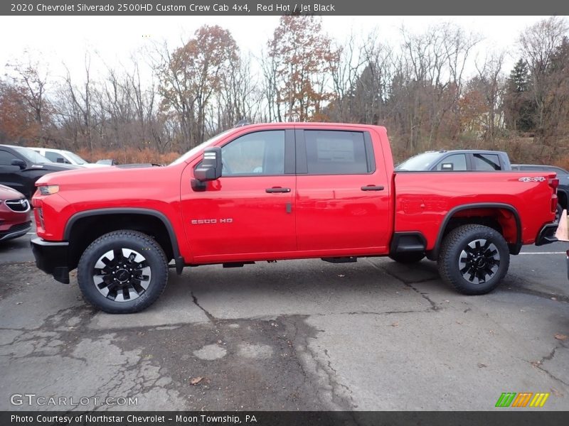  2020 Silverado 2500HD Custom Crew Cab 4x4 Red Hot