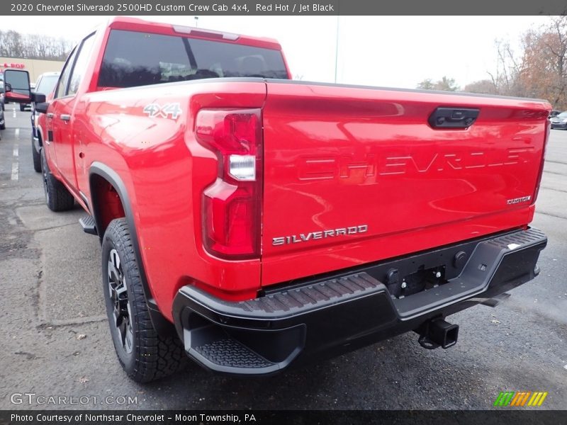 Red Hot / Jet Black 2020 Chevrolet Silverado 2500HD Custom Crew Cab 4x4