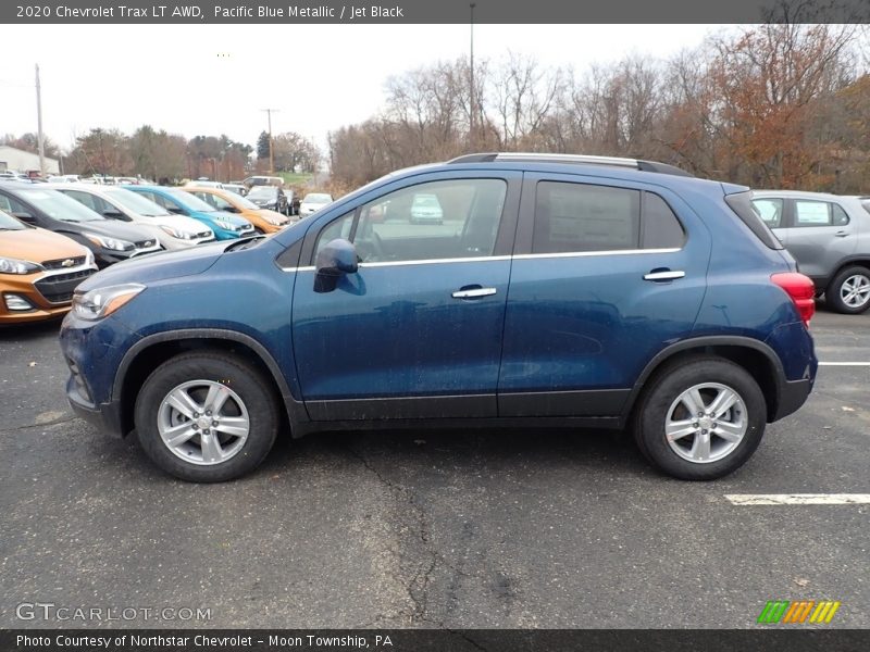 Pacific Blue Metallic / Jet Black 2020 Chevrolet Trax LT AWD