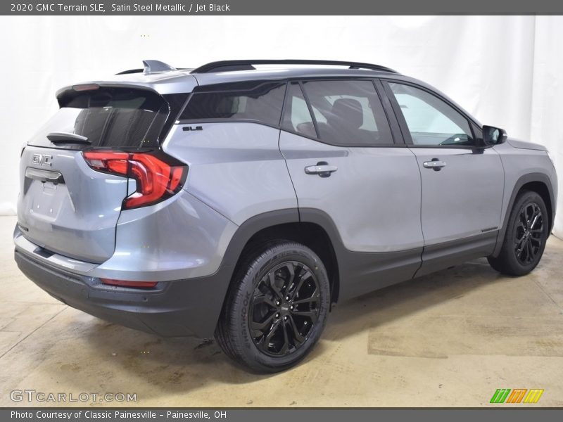 Satin Steel Metallic / Jet Black 2020 GMC Terrain SLE