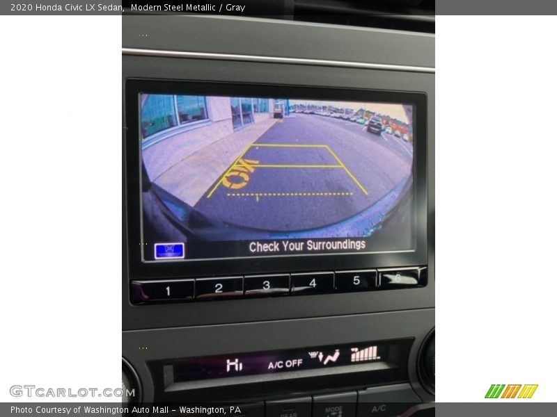 Modern Steel Metallic / Gray 2020 Honda Civic LX Sedan