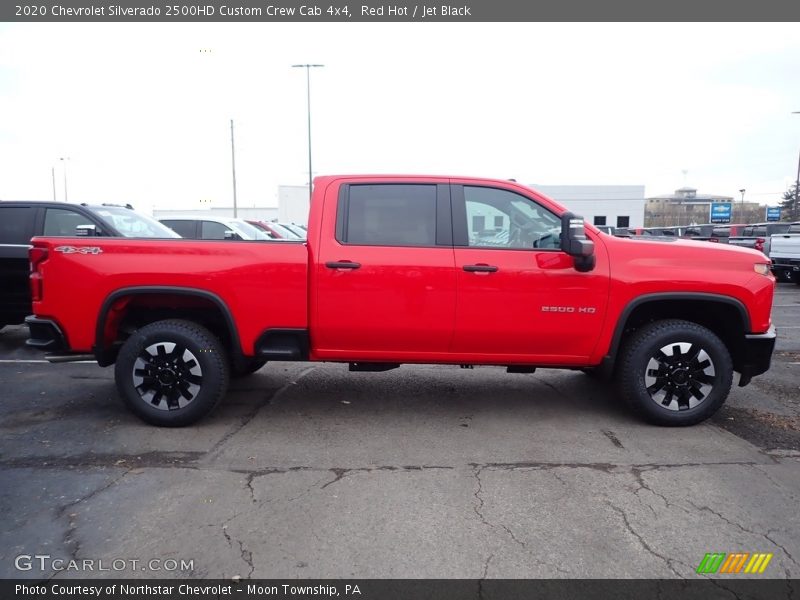 Red Hot / Jet Black 2020 Chevrolet Silverado 2500HD Custom Crew Cab 4x4