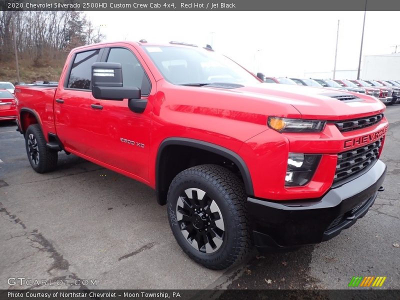  2020 Silverado 2500HD Custom Crew Cab 4x4 Red Hot
