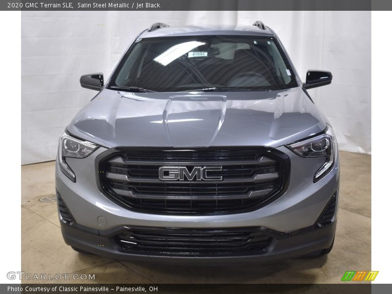 Satin Steel Metallic / Jet Black 2020 GMC Terrain SLE