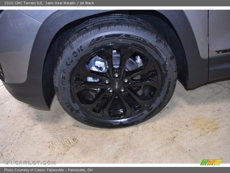 Satin Steel Metallic / Jet Black 2020 GMC Terrain SLE