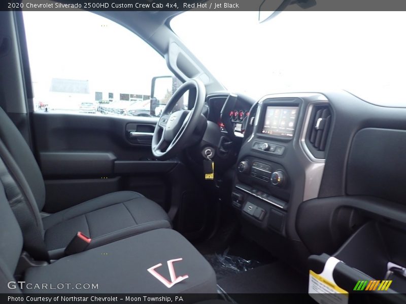 Red Hot / Jet Black 2020 Chevrolet Silverado 2500HD Custom Crew Cab 4x4