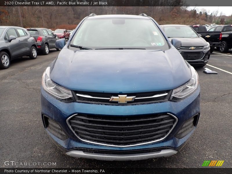 Pacific Blue Metallic / Jet Black 2020 Chevrolet Trax LT AWD