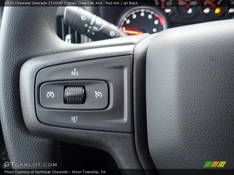 Red Hot / Jet Black 2020 Chevrolet Silverado 2500HD Custom Crew Cab 4x4