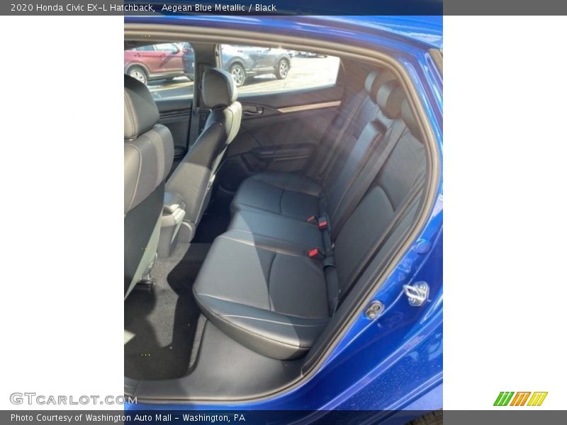 Aegean Blue Metallic / Black 2020 Honda Civic EX-L Hatchback