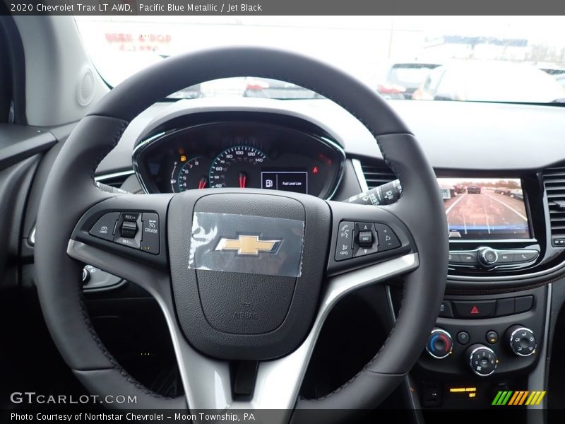 Pacific Blue Metallic / Jet Black 2020 Chevrolet Trax LT AWD