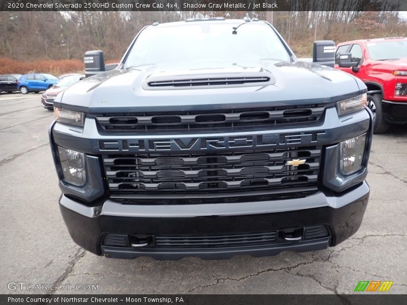 Shadow Gray Metallic / Jet Black 2020 Chevrolet Silverado 2500HD Custom Crew Cab 4x4