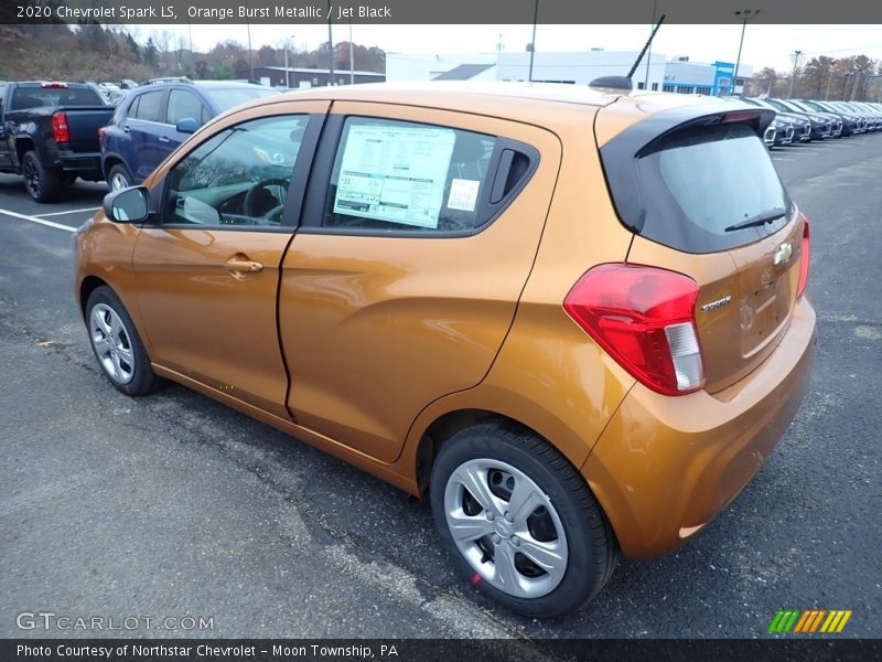 Orange Burst Metallic / Jet Black 2020 Chevrolet Spark LS