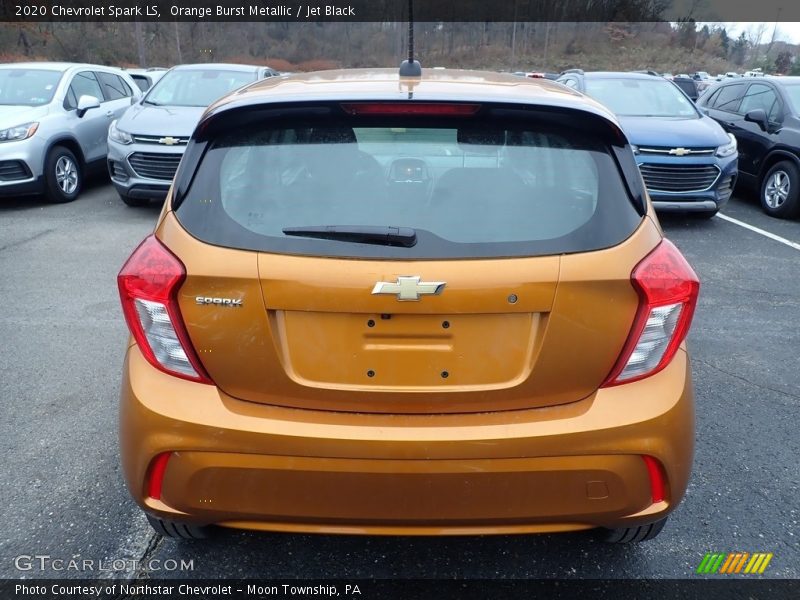 Orange Burst Metallic / Jet Black 2020 Chevrolet Spark LS