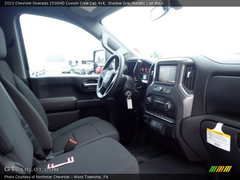 Shadow Gray Metallic / Jet Black 2020 Chevrolet Silverado 2500HD Custom Crew Cab 4x4