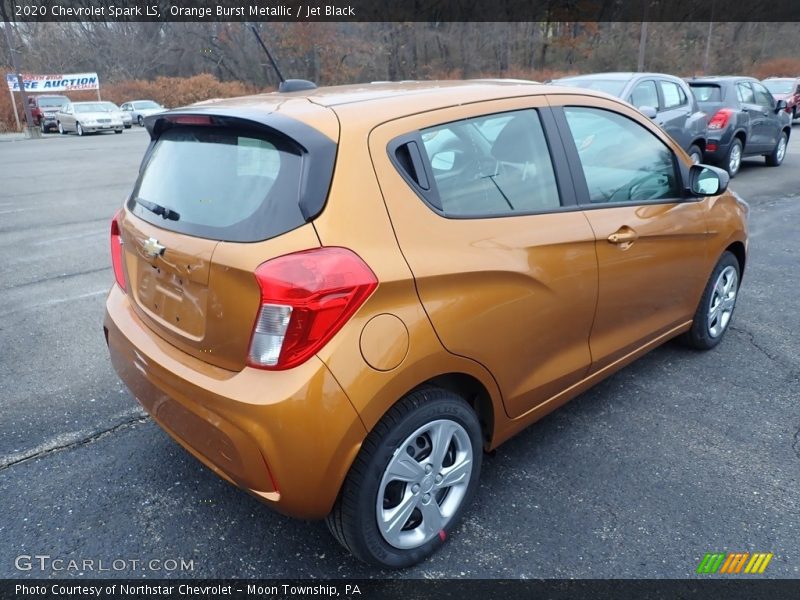 Orange Burst Metallic / Jet Black 2020 Chevrolet Spark LS