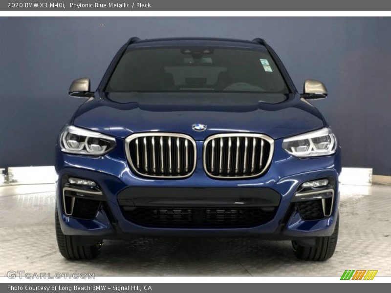 Phytonic Blue Metallic / Black 2020 BMW X3 M40i