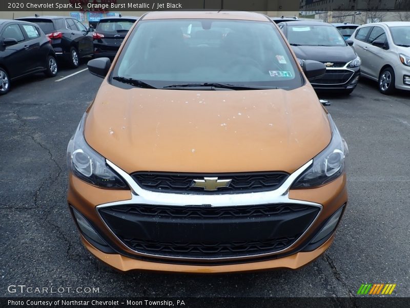 Orange Burst Metallic / Jet Black 2020 Chevrolet Spark LS