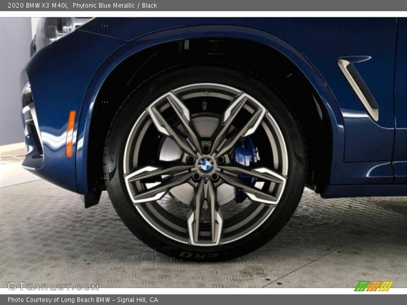 Phytonic Blue Metallic / Black 2020 BMW X3 M40i