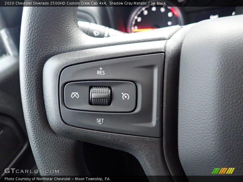 Shadow Gray Metallic / Jet Black 2020 Chevrolet Silverado 2500HD Custom Crew Cab 4x4