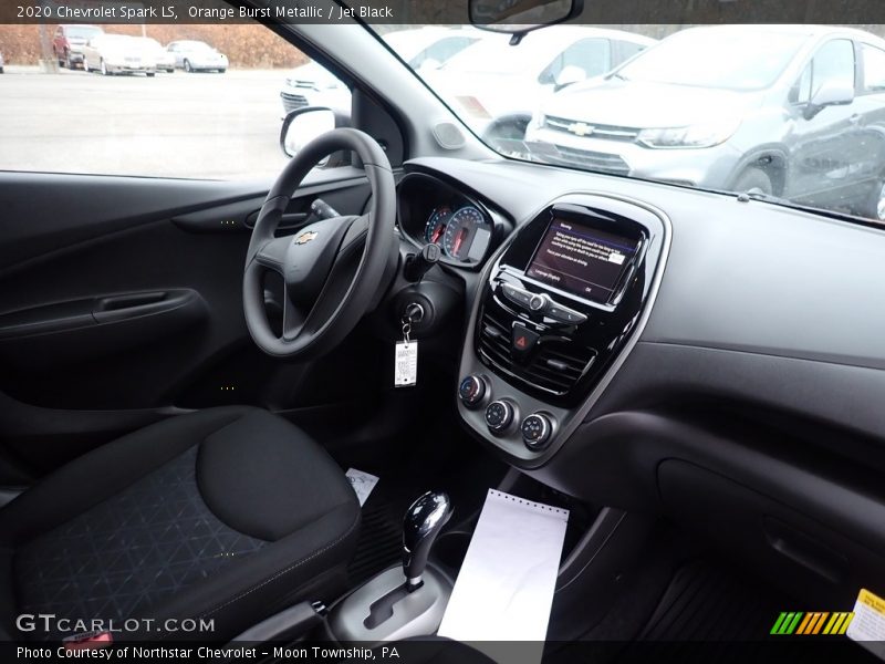 Orange Burst Metallic / Jet Black 2020 Chevrolet Spark LS