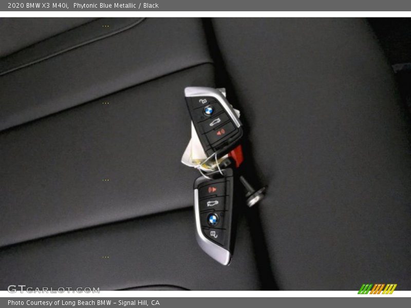 Phytonic Blue Metallic / Black 2020 BMW X3 M40i
