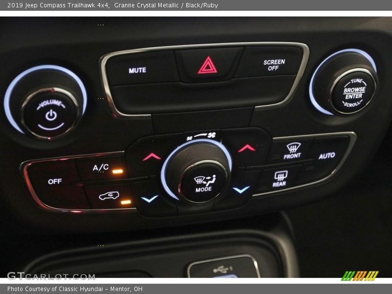 Granite Crystal Metallic / Black/Ruby 2019 Jeep Compass Trailhawk 4x4