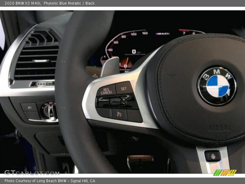 Phytonic Blue Metallic / Black 2020 BMW X3 M40i