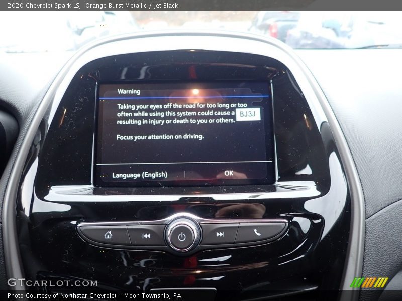 Orange Burst Metallic / Jet Black 2020 Chevrolet Spark LS